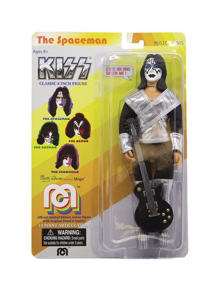 Kiss Action Figura Love Gun Spaceman 20 Cm Mego Scatola Rovinata