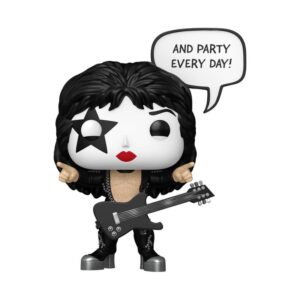 Kiss Pop! Sayings Vinile Figura The Starchild(r&r All Night) 9 Cm Funko