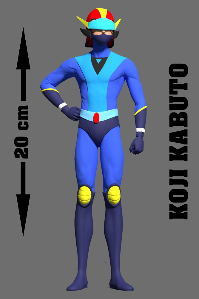 Koji Kabuto 1:10 Vinile Figura Statua Move The Game