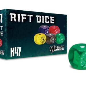 KONFLIKT 47 2025 RIFT DICE GREEN Dadi Warlord Games