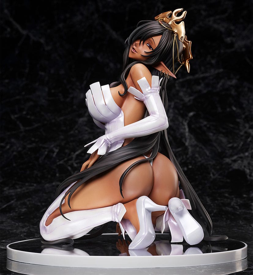 Kuroinu: Kedakaki Seijo Wa Hakudaku Ni Somaru Statua 1/4 Olga Discordia Wedding White Ver. 25 Cm Binding