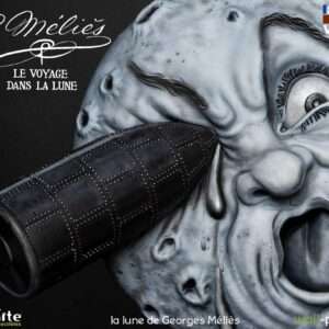 La Luna De Georges Melies Placca Da Muro 27,5x23 cm Infinite Statue