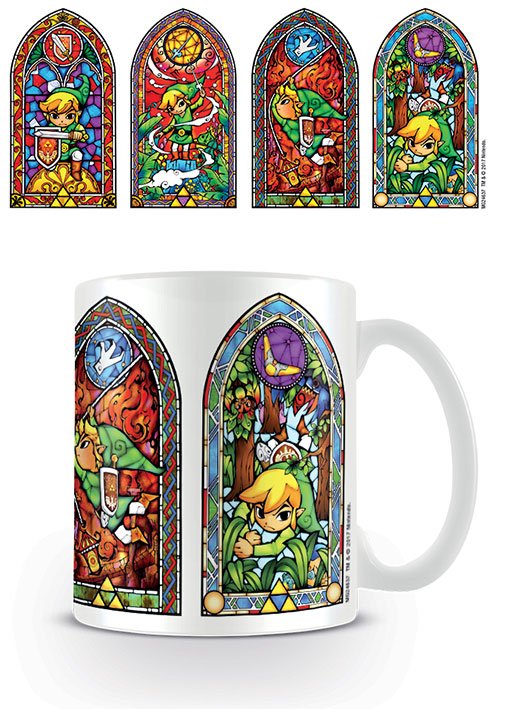 Legend Of Zelda Tazza Stained Bicchiere Pyramid International
