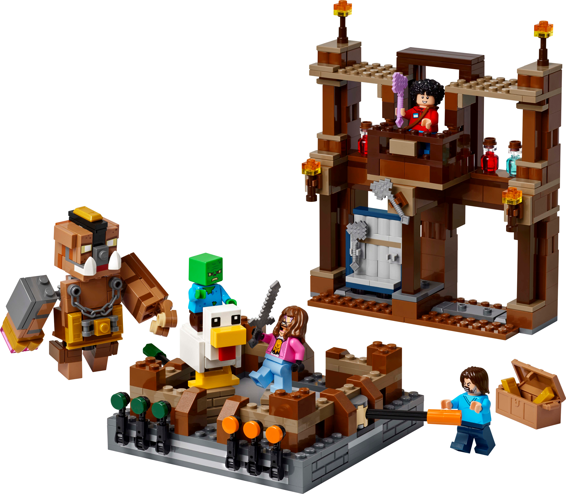 LEGO MINECRAFT 21272 - MAGIONE DELLA FORESTA: RING DI COMBATTIMENTO