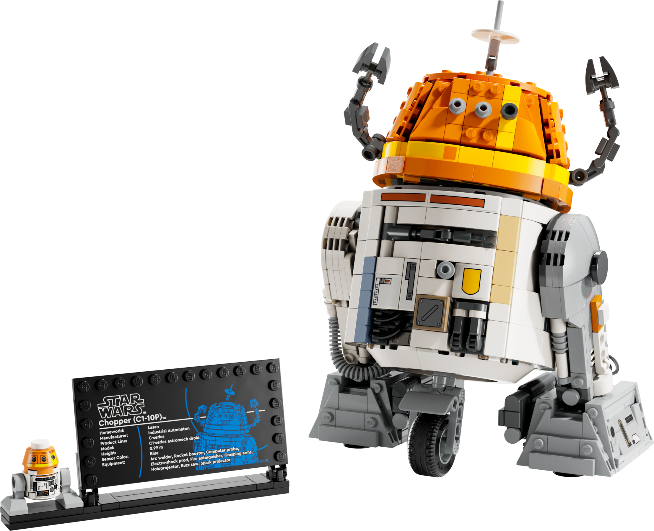 LEGO STAR WARS 75416 - DROIDE ASTROMECCANICO CHOPPER (C1-10P)
