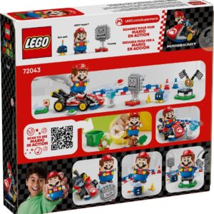 LEGO SUPER MARIO 72043 - MARIO KART: LEGO MARIO INTERATTIVO E KART STANDARD