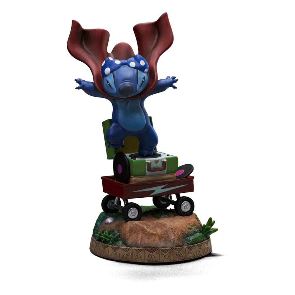 Lilo & Stitch Art Scale Statua 1/10 Stitch Laundry 19 Cm Iron Studios