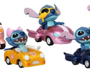 Lilo & Stitch Zoom Hero Pullback Vehicles Con Figures Stitch Yume Toys