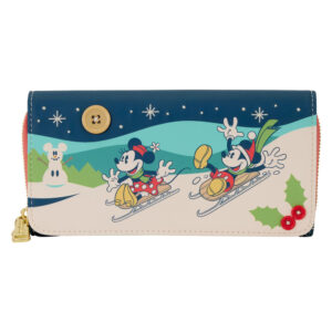 Loungefly Disney Mickey & Minnie Holiday Portafoglio Loungefly
