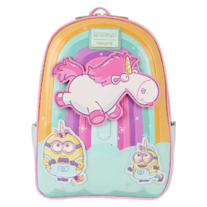 Loungefly Minions Fluffy Unicorn Zaino 30cm Loungefly