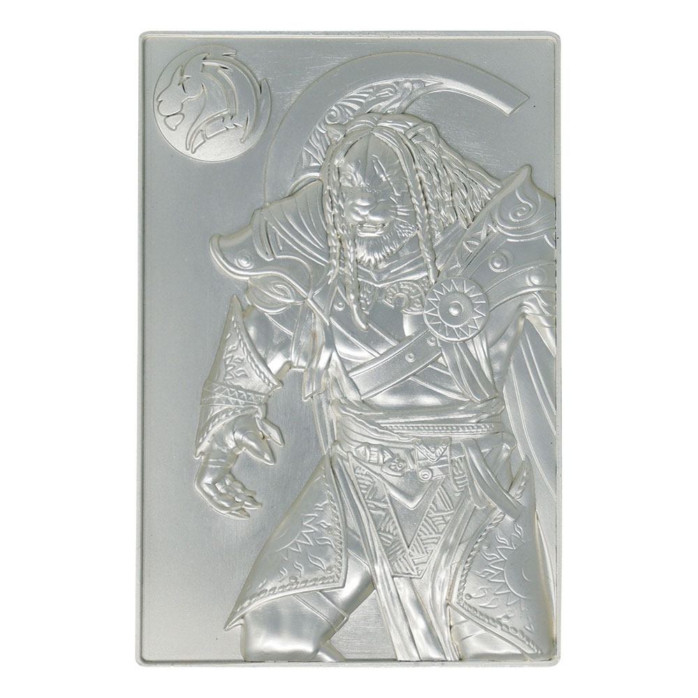 Magic The Gathering Ingot Ajani Goldmane Edizione Limitata (silver Plated) Fanattik