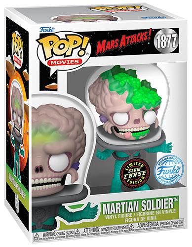 Mars Attacks Pop! Movies Martian Soldier 9 cm Funko Chase