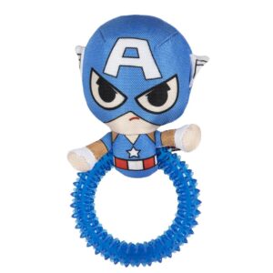 Marvel Avengers Capitan America Anello gioco da masticare per cane For Fun Pets Cerdà