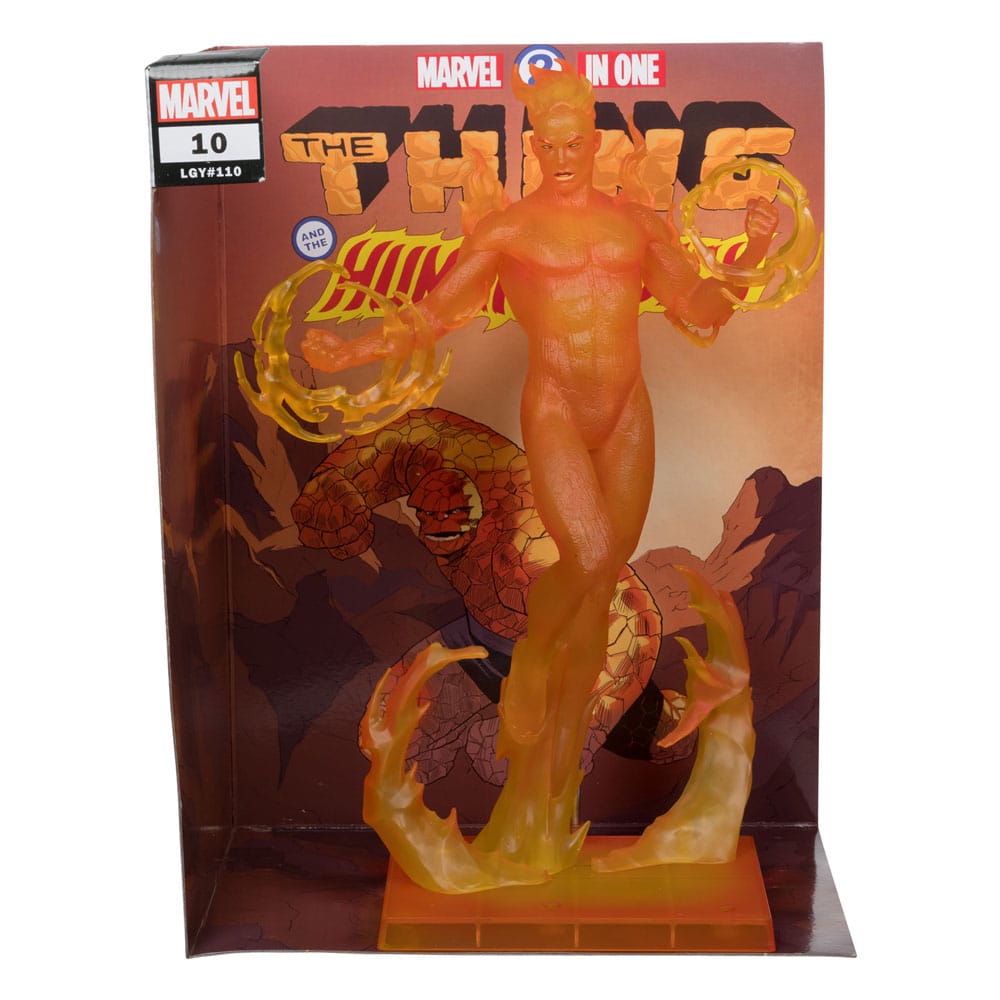 Marvel Collection Pvc Statua 1/6 Human Torch (marvel 2 In 1 -10) 29 Cm Mcfarlane Toys