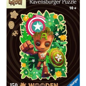 Marvel In Legno Jigsaw Puzzle Groot (150 Pezzi) Ravensburger