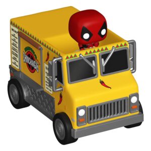 Marvel Pop! Rides Vinile Figura Deadpool W/chimichanga Truck 2,5 Cm Funko