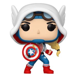 Marvel Pop! Vinile Figura Cap-gwen 9 Cm Funko