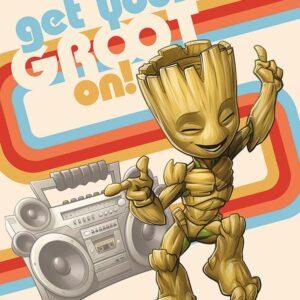 Marvel Poster Pack Guardiani Della Galassia Get Your Groot On 40 X 50 Cm Pyramid International