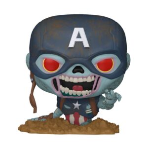 Marvel Zombies Pop! Marvel Vinile Figura Captain America 9 Cm Funko