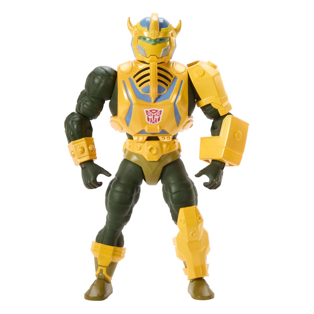 Masters Of The Universe X Transformers Action Figura Bumblebee Armor Man-at-arms Heo European Esclusiva 14 Cm Mattel