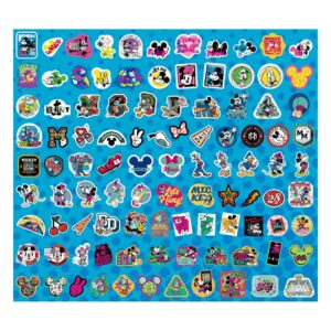 Mickey & Friends Sticker Set 100 Pezzi Con Figure Int.
