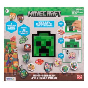 Minecraft 3D Sticker Maker Paladone Products