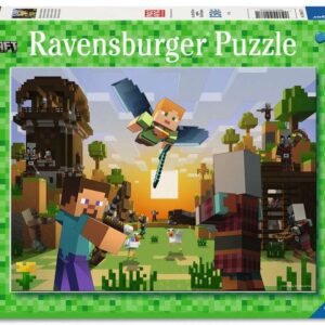 Minecraft Children's Jigsaw Puzzle Xxl Building An Adventure (150 Pezzi) Ravensburger
