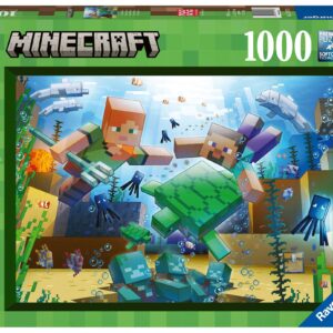 Minecraft Jigsaw Puzzle Minecraft Mosaic (1000 Pezzi) Ravensburger