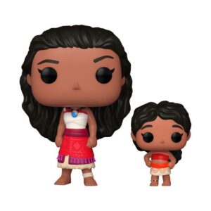 Moana 2 Pop! Vinile Figura Moana & Little Sis 9 Cm Funko Scatola Rovinata
