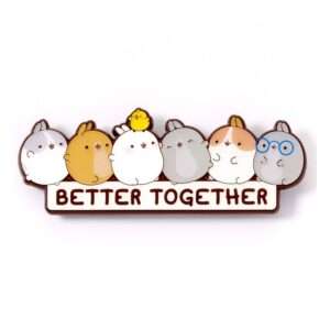 Molang Spilla Badge Better Together The Carat Shop