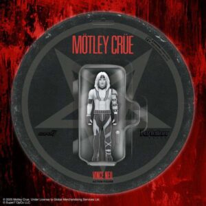 Motley Crue React Vince Neil Shout B&w Action Figura Super 7