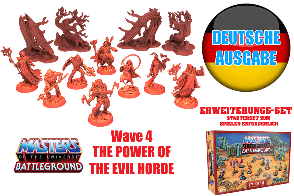 MOTU-BATTLEG.W4:POWER OF EVIL HORDE GER GIOCO DA TAVOLO Archon Studio