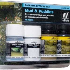 Mud E Puddles Diorama Set (4) 73189 Colori Vallejo