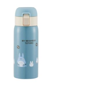 My Neighbor Totoro Bottiglia D'acqua One Push Mat Blue 350ml Semic