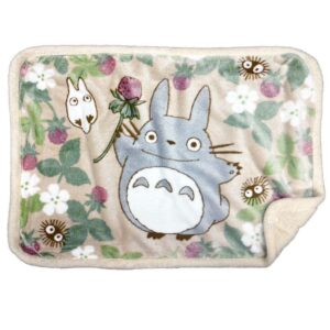 My Neighbor Totoro Fluffy Plaid Totoro Rapsberry 70 X 100 Cm Marushin