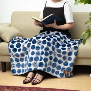 My Neighbor Totoro Opalised Blanket Soot Sprite Silhouette 70 X 100 Cm Marushin