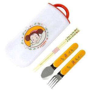 My Neighbour Totoro Mei Bacchette Cinesi + Spoon + Fork Set Semic Studio