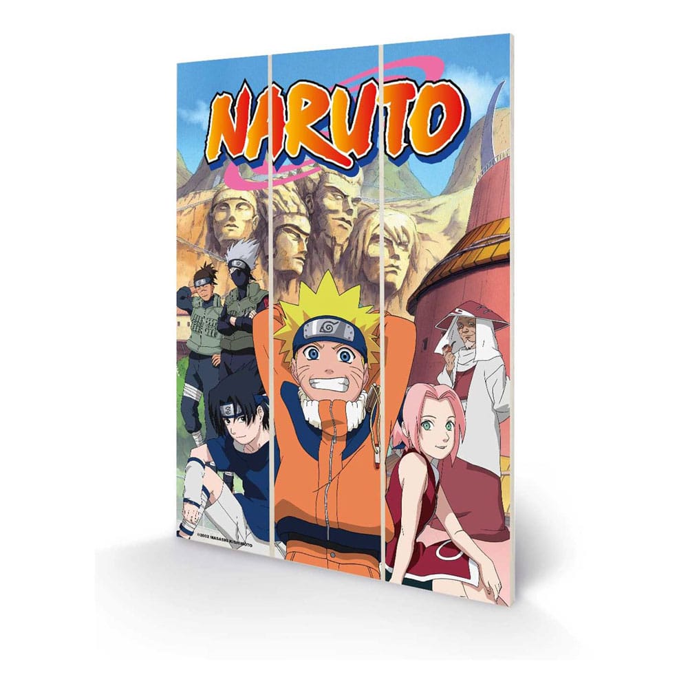 Naruto In Legno Wall Art The Hidden Leaf Village 20 X 30 Cm Pyramid International
