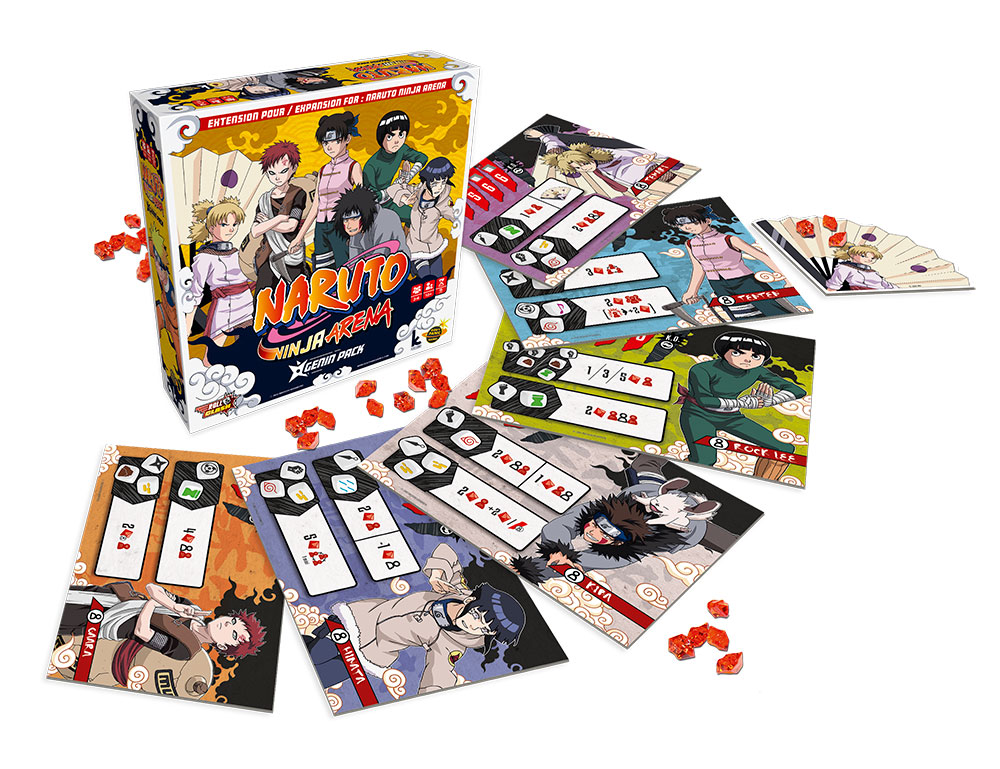 NARUTO NINJA ARENA GAME-GENIN EXPANSION GIOCO DA TAVOLO DO NOT PANIC GAMES