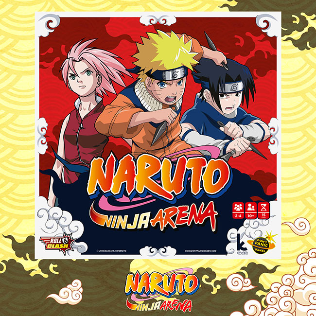 NARUTO NINJA ARENA GAME GIOCO DA TAVOLO DO NOT PANIC GAMES