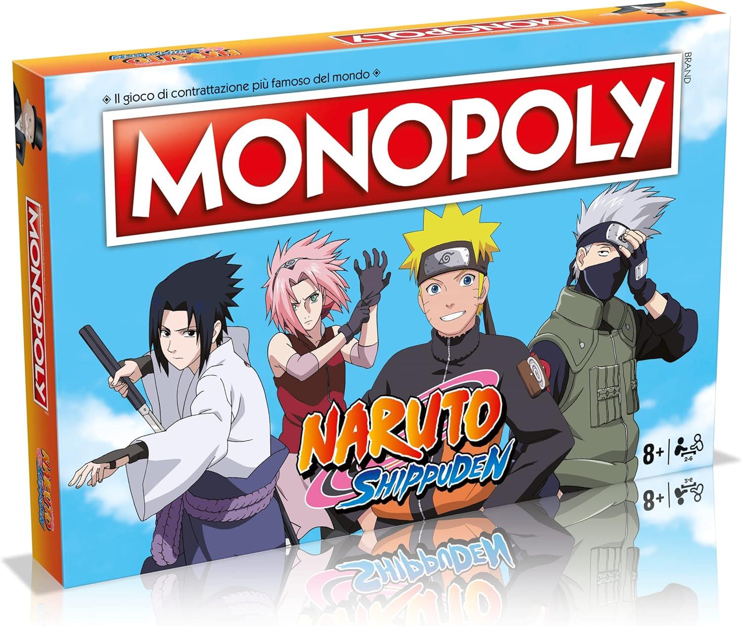 Naruto Shippuden Monopoly Giochi Da Tavolo Edizione Italiana Winning Moves