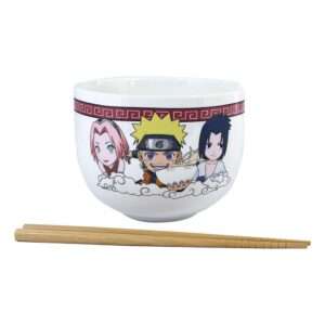 Naruto Shippuden Ramen Ciotola Con Bacchette Cinesi Team Seven 414 Ml Just Funky