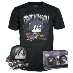 Naruto Shippuden Set Figura Pop & T Shirt Orochimaru Funko Tg M