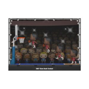 Nba Pop Moments Deluxe Vinile Figures Bulls-mj('87 Dunk Contest) 9 Cm Funko