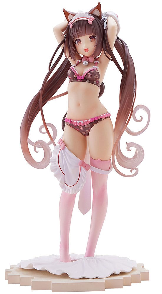Nekopara Pvc Statua 1/7 Chocola Lovely Sweets Time 24 Cm Plum Pmoa