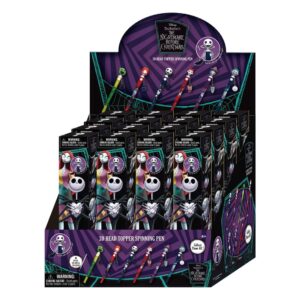 Nightmare Before Natale Pen 3d Head Topper Spinning Pen Con Figure Int.
