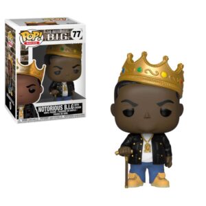 Notorious B.i.g. Pop! Rocks Vinile Figura Notorious B.i.g. Con Crown 9 Cm Funko