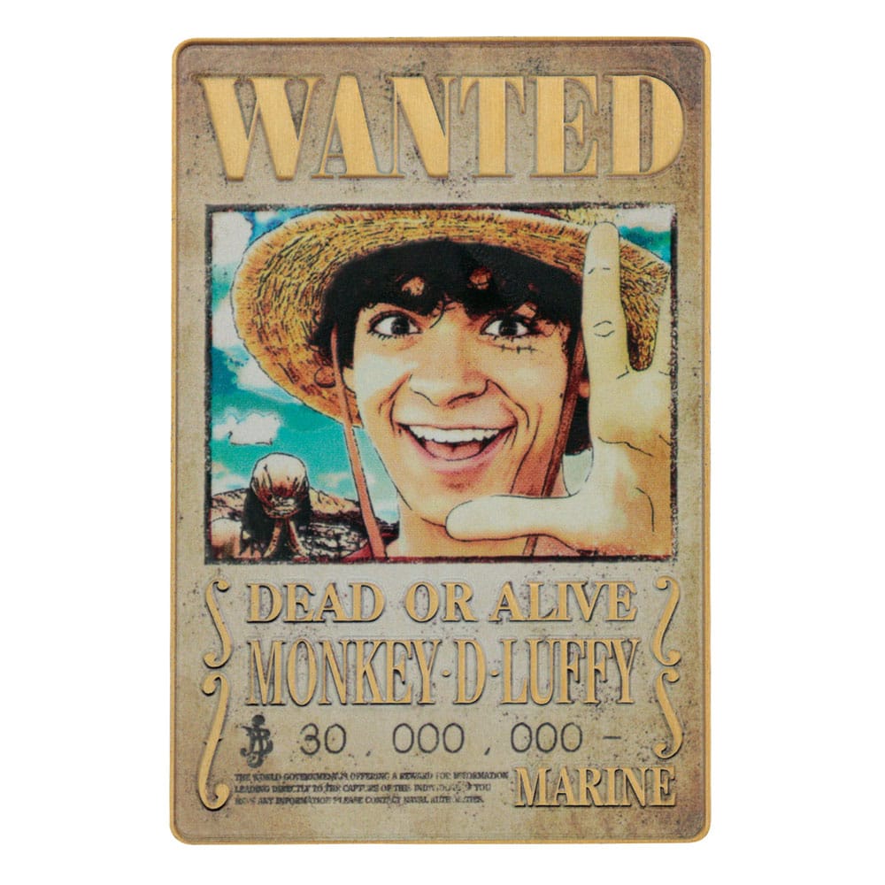 One Piece Ingot Luffy Wanted Poster Edizione Limitata Fanattik