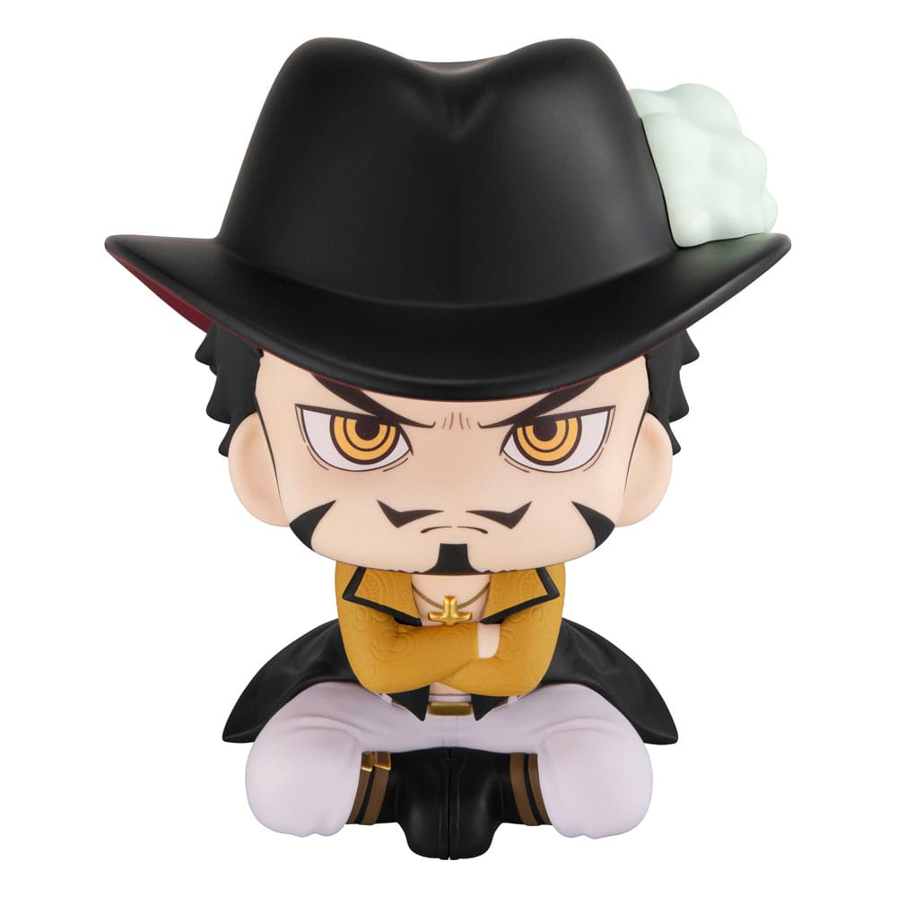 One Piece Look Up Pvc Statua Dracule Mihawk 11 Cm Megahouse