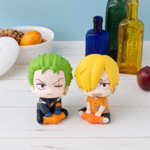 One Piece Look Up Pvc Statuas Roronoa Zoro & Sanji Future Island Egghead Ver. 11 Cm (with Regalo) Megahouse